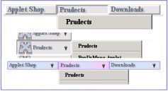Popup Menu Applet Screenshot